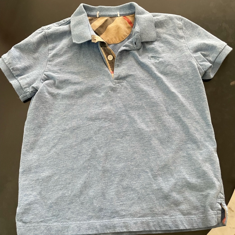 Boys 5T Burberry polo T-shirt